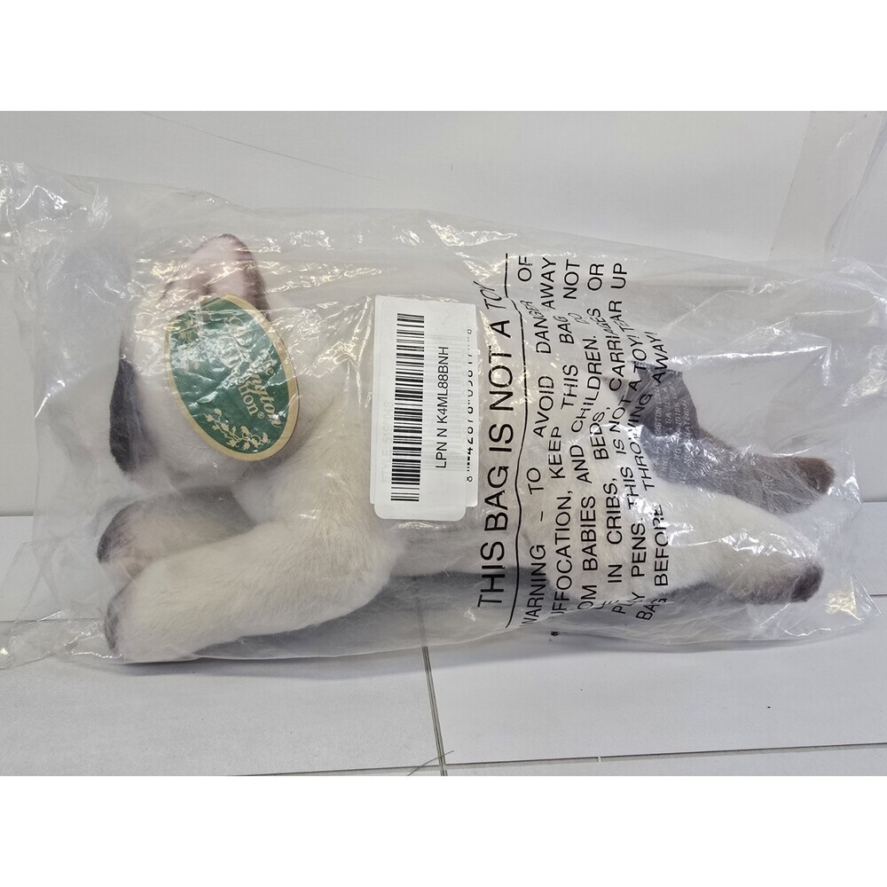 Bearington 8" Cat Lil’ Cleo Siamese Cat Stuffed Plush Cat New In Box, Sealed Bag